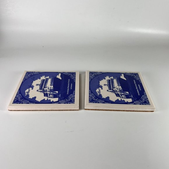Holland America Line Cruise Ships Ceramic Tiles Souvenir Coasters Lot of 2 - Picture 5 of 9